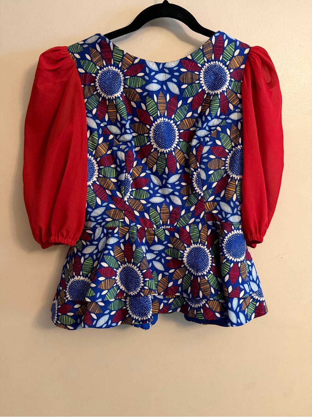 Handmade African Print Peplum